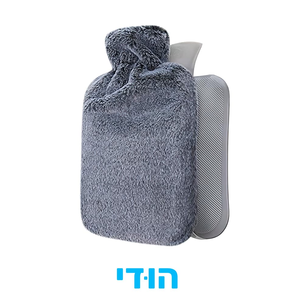 בקבוק חימום גומי בפרווה